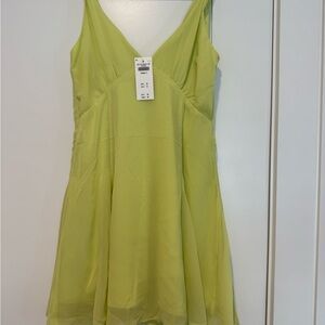 Lime Green Abercrombie dress size xs new with tags flippy dress summer dress
